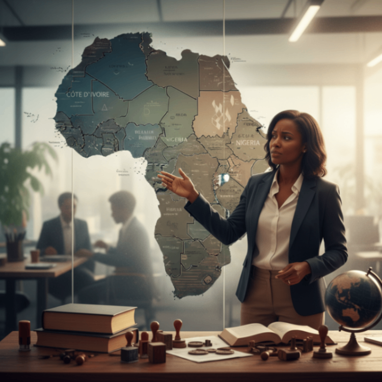 Map of African regulatory jurisdictions